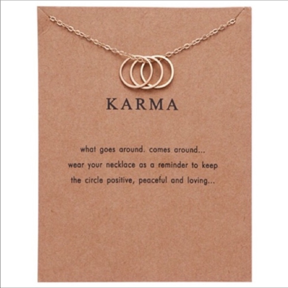 Trendy Karma Necklace